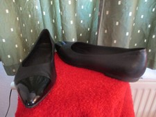 NUOVO taglia 39 ballerina nera