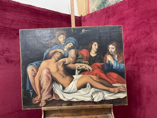 Dipinto deposizione cristo - dipinto,