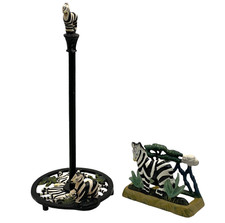 Shabby Chic Cast Iron Zebra