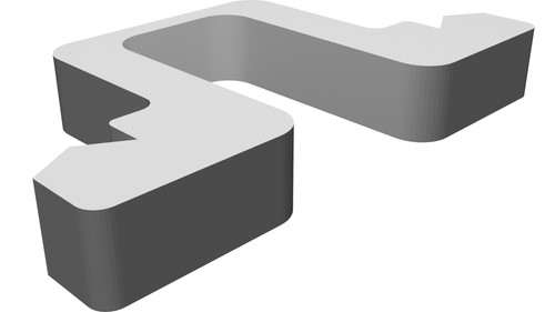 Clip supporto cassetto - supporto,