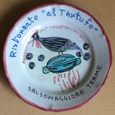 Piatto Buon Ricordo - Salsomaggiore Terme - Al Tartufo - Faraona - 8E varietà