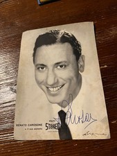 Foto renato carosone epoca fotografia autografata