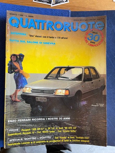 Rivista quattroruote marzo - rivista,