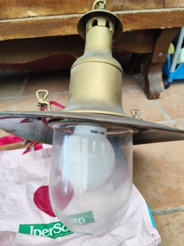 Lampadario vintage ottone - vintage, in