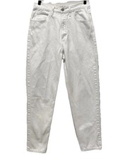 Jeans vintage primi anni 80 Guess 31 denim vita alta made in USA iconico gen x bianco