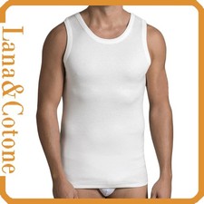 Canotta intima uomo in LANA e