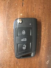 CHIAVE ORIGINALE COVER TELECOMANDO GUSCIO VOLKSWAGEN TUTTA IN PLASTICA NERA