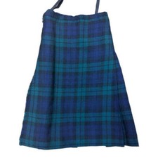 Kilt Uomo Lana Nero Orologio