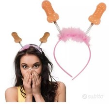 Cerchietto Per capelli donna Festa Addio Al Nubilato, Con Velo Sposa Bianco.