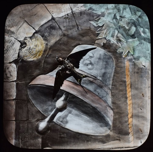 Antique magic lantern slide - ,