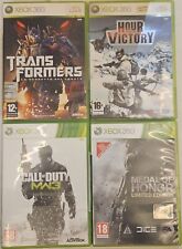 XBOX 360 4 GIOCHI MEDAL OF HONOR COD MW3 HOUR OF VICTORY TRANSFORMERS  ita