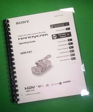 Owners Manual for Sony FX7