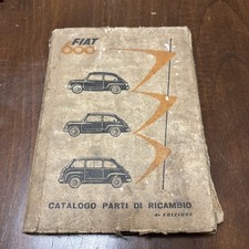 Fiat 600 Multipla Catalogo Ricambi 1957