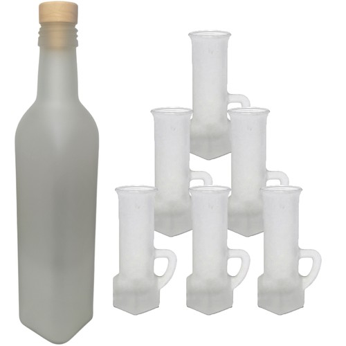 Set liquore bottiglia 6 - da,