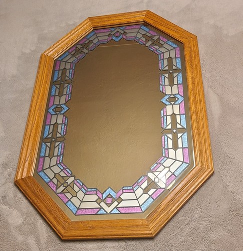 Specchio ottagonale vintage - specchio,