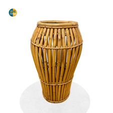 Portaombrelli vintage portaombrelli bambù rattan Italia anni 60