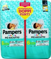 PAMPERS BABY DRY 6 XL 15-30 KG