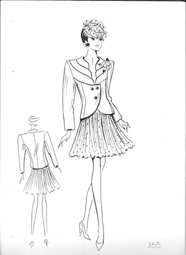 Bozzetto figurino moda - bozzetto,