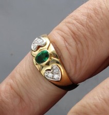 ANELLO CON SMERALDO E