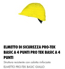 elmetto da lavoro Casco Dpi