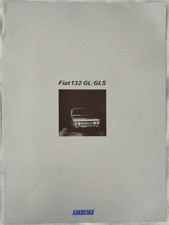 FIAT 132 GL GLS SALES BROCHURE ITALIANA ORIGINALE PROSPEKT