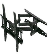 STAFFA PORTA TV MONITOR DA 20" A 65" POLLICI SUPPORTO PARETE BRACCIO REGOLABILE 
