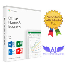 MICROSOFT OFFICE 2019 HOME & BUSINESS LICENZA ORIGINALE A VITA FATTURA GARANZIA