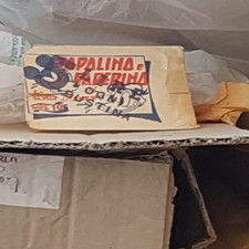 RARISSIMA BUSTINA FIGURINE LAMPO "TOPOLINO E PAPERINO" APERTA CON TIMBRO PREZZO!