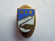 GIS Giornalisti Sciatori sci ski vecchia spilla old pin spilletta  