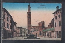 Cartolina Thiene Piazza Umberto I Garage Pesavento EB94