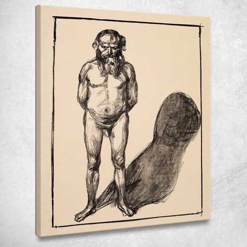 Nudo maschile edvard munch - nudo,