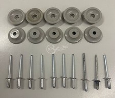 Set di 10 nottolini per fissaggio telo su sponda carrello Ellebi cod. 178707004