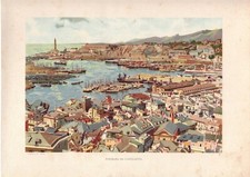 Stampa antica GENOVA VEDUTA