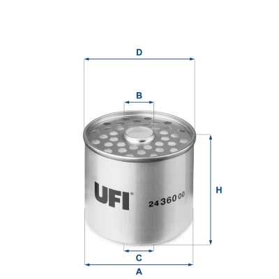 Ufi 2436000 filtro - -,