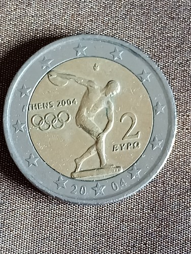 Moneta euro atene - 2,