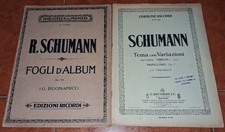 SCHUMANN SHEET MUSIC MEMORIES