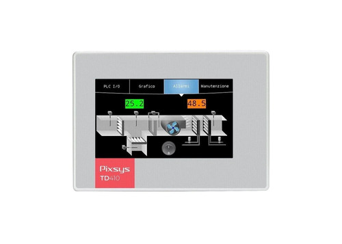 Touchscreen hmi pixsys td410 - hmi,