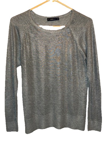 Zara maglione donna grigio - donna, m