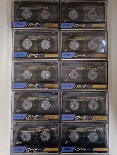 Lotto 10x tdk cding 100 - tdk,