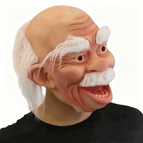 Maschera realistica vecchio