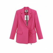 Blazer msgm rosa tessuto - blazer,