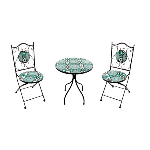 Set tavolo tondo mosaico 2 - set,