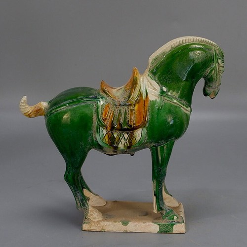 Statua cinese tang tricolore - cinese,
