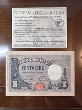 BANCONOTA LIRE 100 AZZURRINO