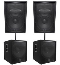 (2) JBL JRX215 1000w 15" 2-Way