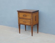 Comodino mobiletto intarsiato