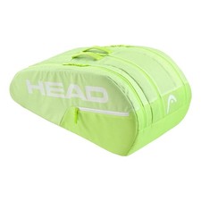 Head Base Racquet Bag L Sg Borsa per racchette Verde - Nuova