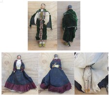 Coppia personaggi presepe