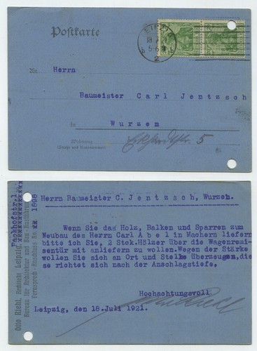 98432 cartolina otto thiel - otto,