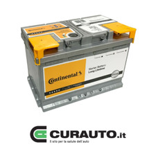 BATTERIA  CONTINENTAL AUTO 80Ah 750A Positivo a Destra +DX = FIAMM 80 AH / 74 AH